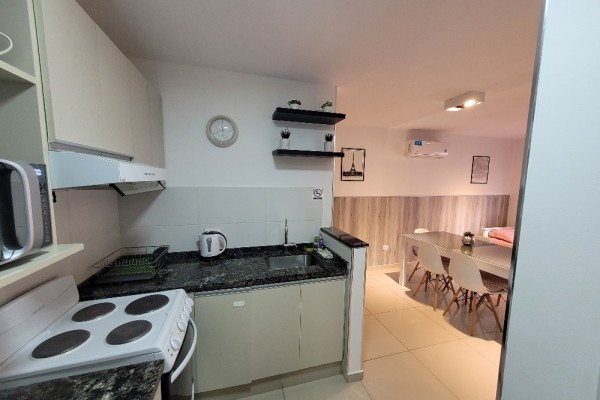 DEPARTAMENTO TIPO MONOAMBIENTE PARA 4 CON PILETA