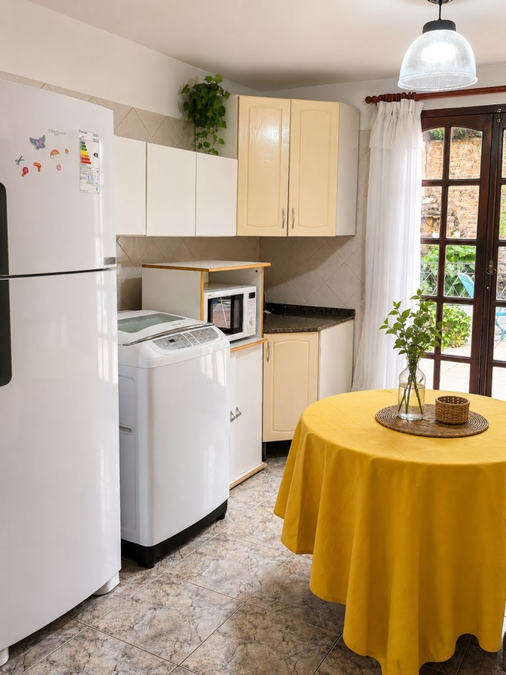 CASA PARA 4/5 PERSONAS CON PILETA Y PARQUE DE USO EXCLUSIVO