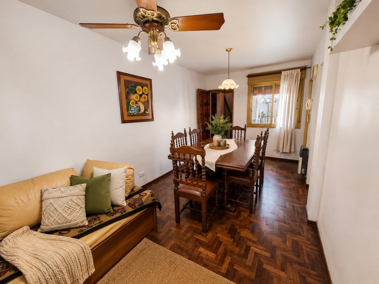 DEPARTAMENTO EN PLENO CENTRO PARA 6 PERSONAS CON COCHERA