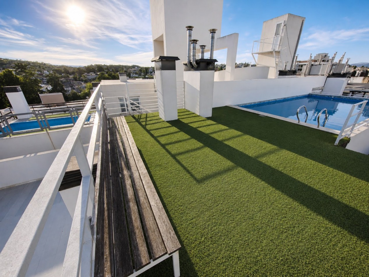 DEPARTAMENTO PARA 4 PERSONAS EN PLENO CENTRO - COCHERA - PISCINA - QUINCHO