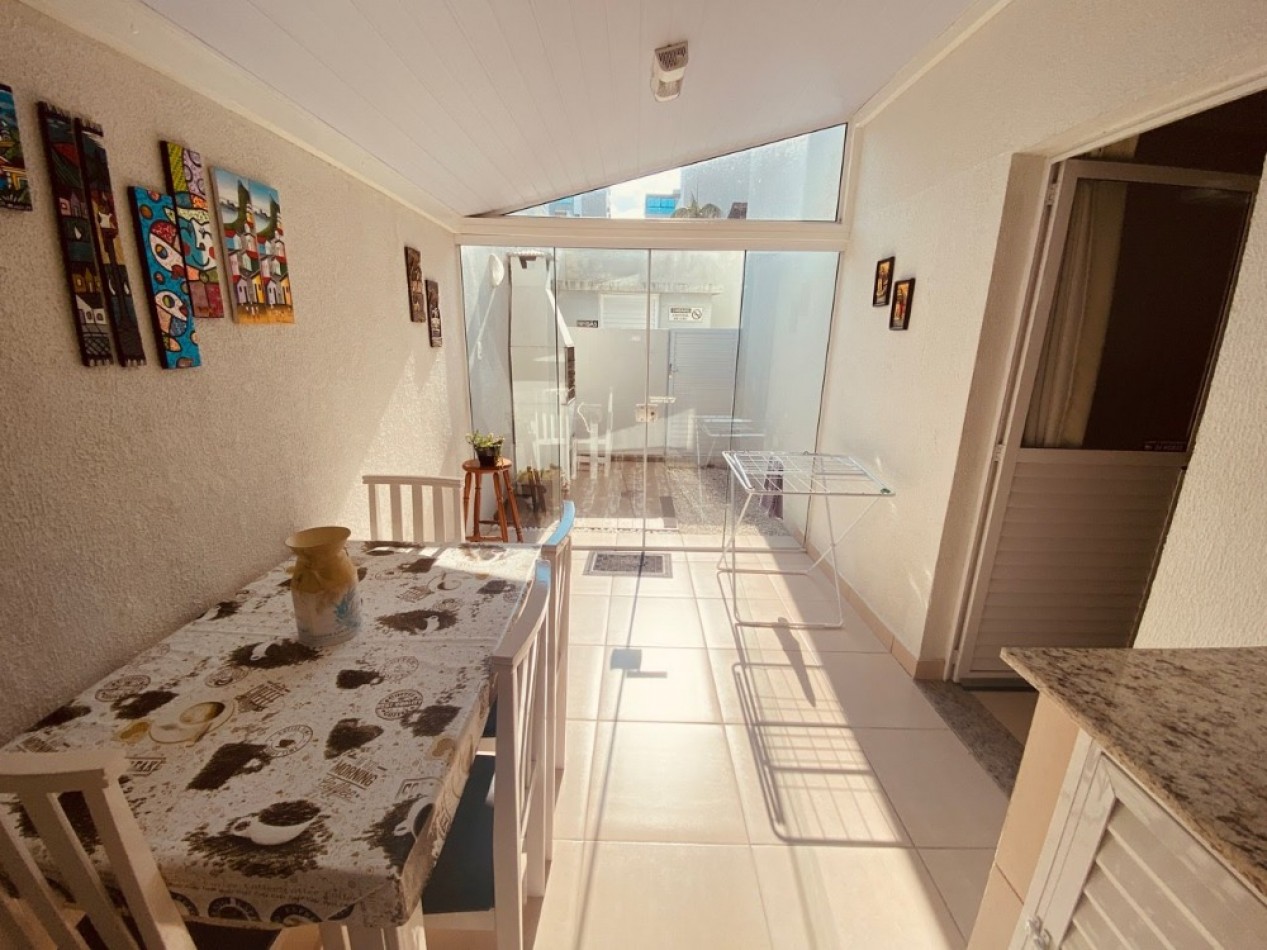 DEPARTAMENTO PARA 4 A 350 METROS DEL MAR CON PATIO - BOMBAS