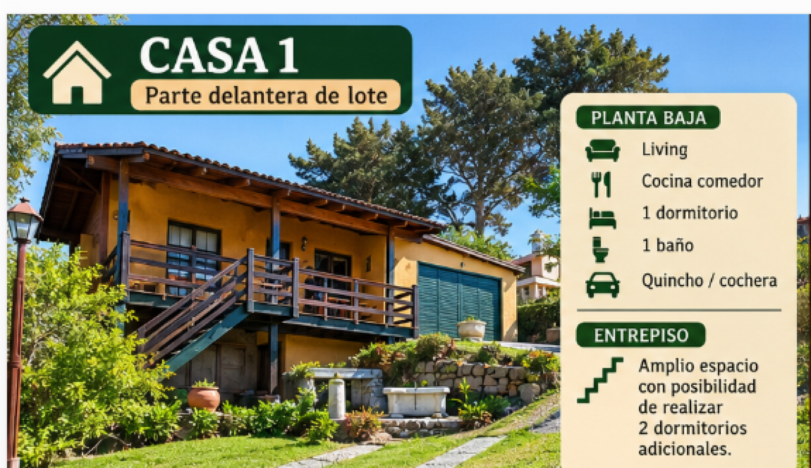 2 CASAS EN VENTA EN MISMO TERRENIO CON PILETA, QUINCHO, COCHERA, GALERIA! 