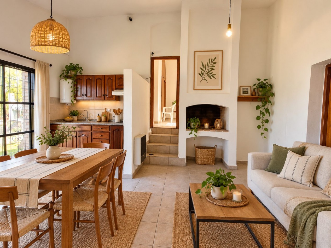 CASA 2 DORMITORIOS - QUINCHO - PILETA EN Bo LA QUINTA