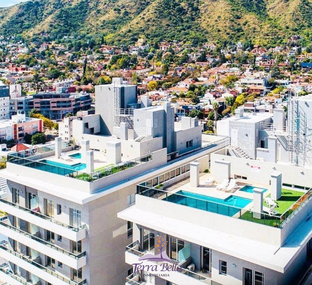 DEPARTAMENTO PARA 4 PERSONAS - CENTRICO-PILETA-TERRAZA-COCHERA-GIM-JUEGOS