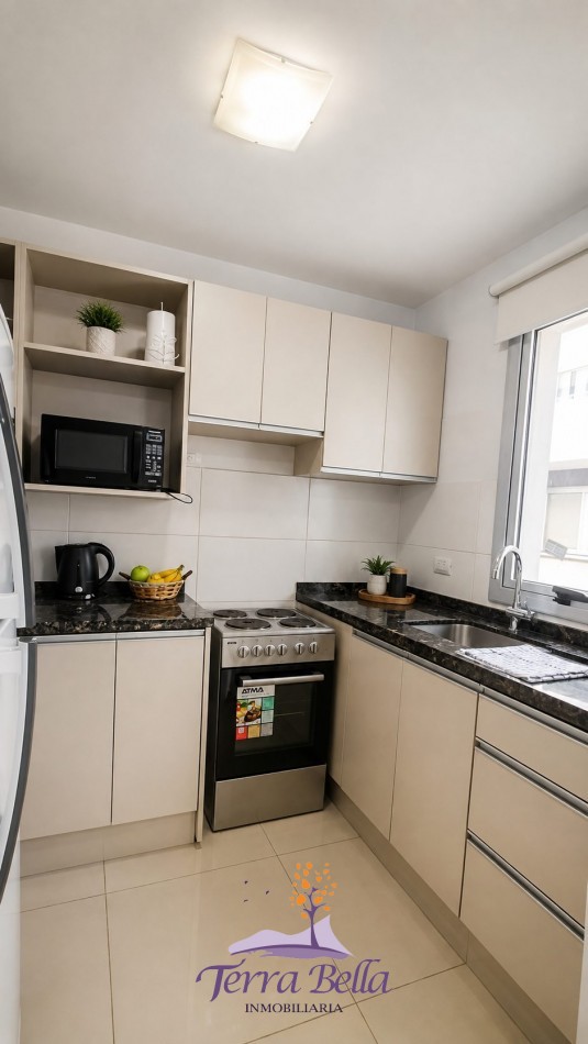 DEPARTAMENTO PARA 4 PERSONAS - CENTRICO-PILETA-TERRAZA-COCHERA-GIM-JUEGOS
