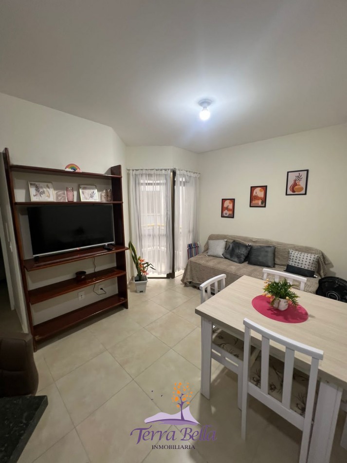 DEPARTAMENTO PARA 4 A 1 KM DEL MAR - PISCINA CLIMATIZADA - PARRILLA - JUEGOS PARA NIÑOS
