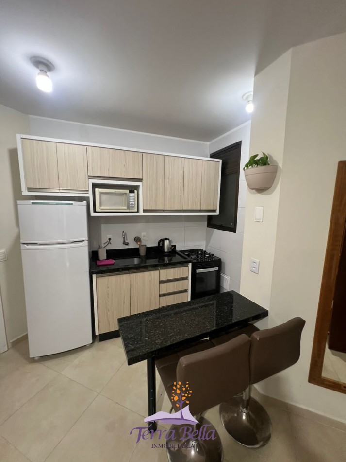 DEPARTAMENTO PARA 4 A 1 KM DEL MAR - PISCINA CLIMATIZADA - PARRILLA - JUEGOS PARA NIÑOS