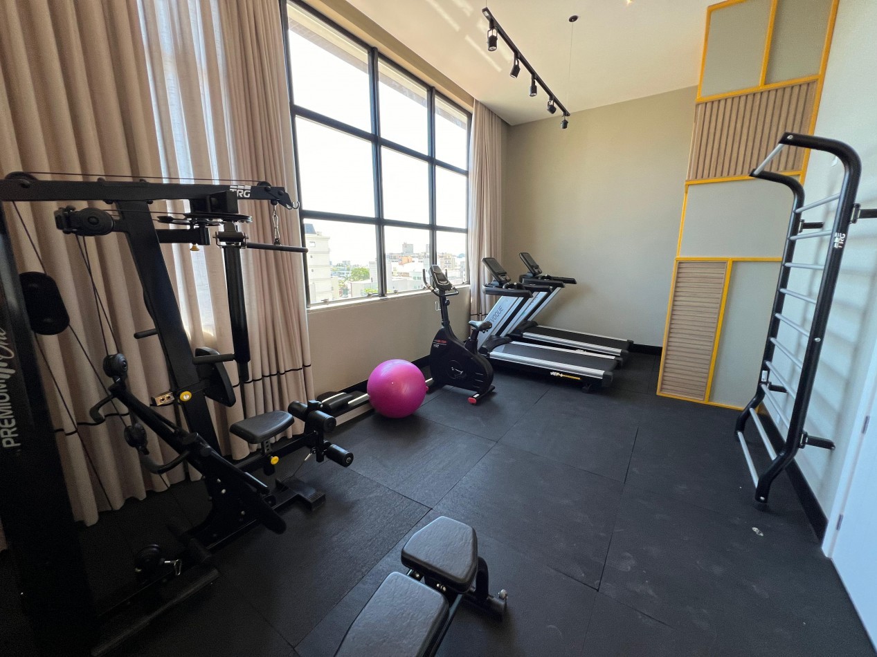 DEPARTAMENTO DE CATEGORIA PARA 4 CON PISCINA CON VISTA AL MAR - GIM - SALA DE JUEGOS 